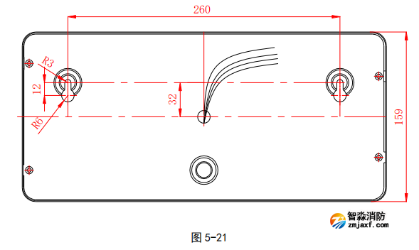 海灣GST-LD-8317 型氣體釋放警報器接線圖